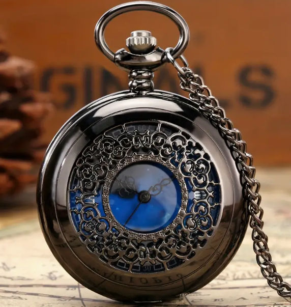 Timepieces Motorcycle Pocket Watch The Gift Box 716